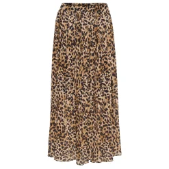 Lilje Leopard Pleated Skirt