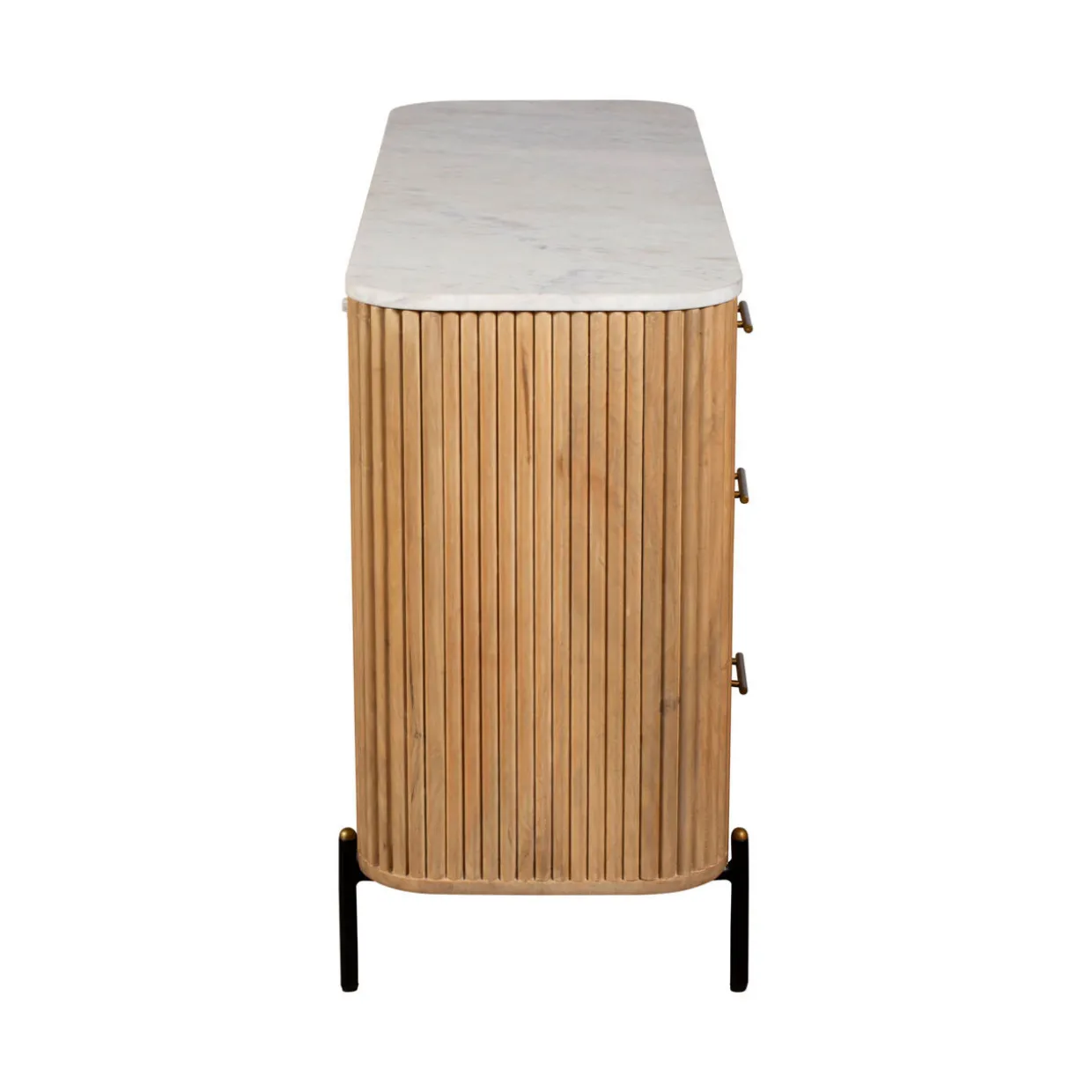 Lille 6-Drawer Wide Chest Brown