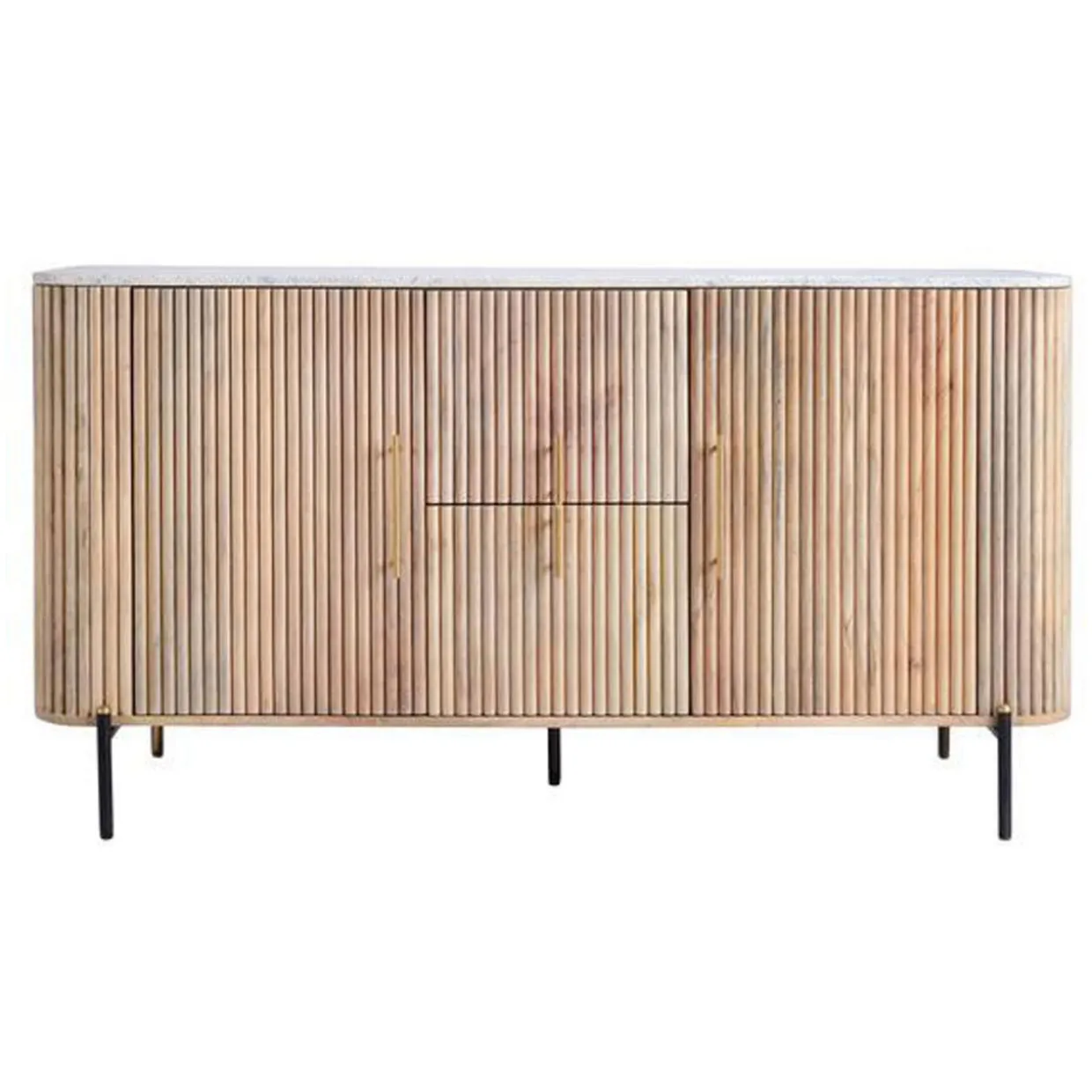 Lille Wide Sideboard Brown