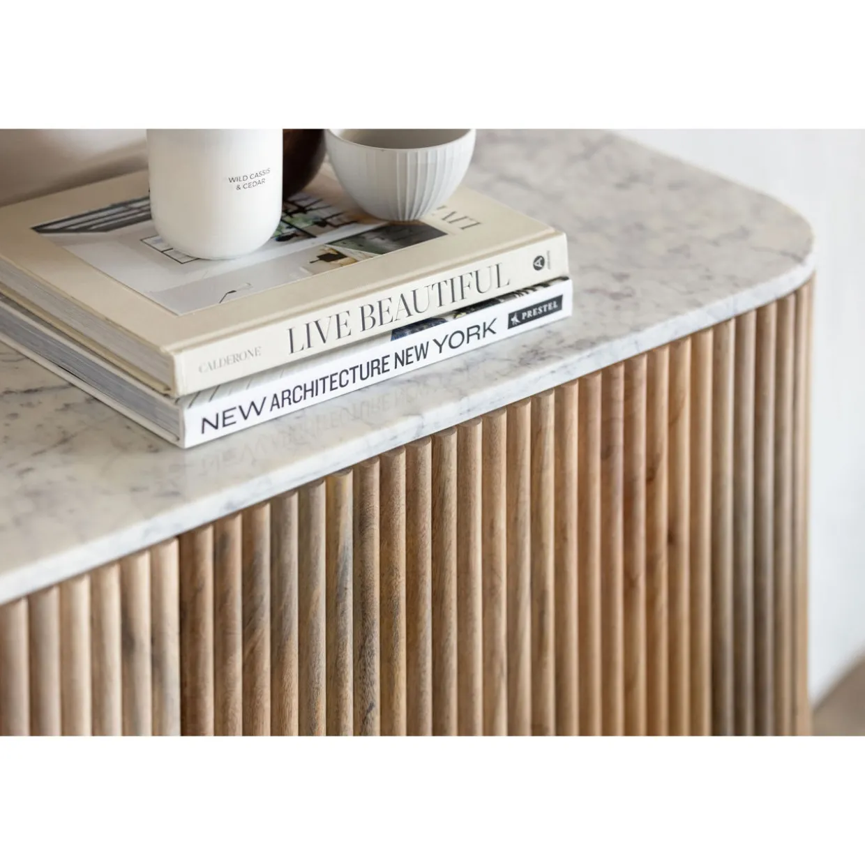 Lille Wide Sideboard Brown