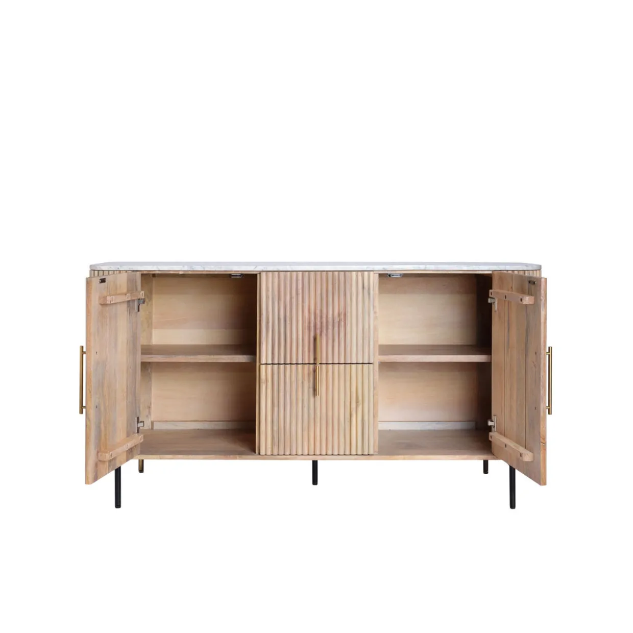 Lille Wide Sideboard Brown