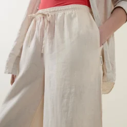 Linen Palazzo Trousers
