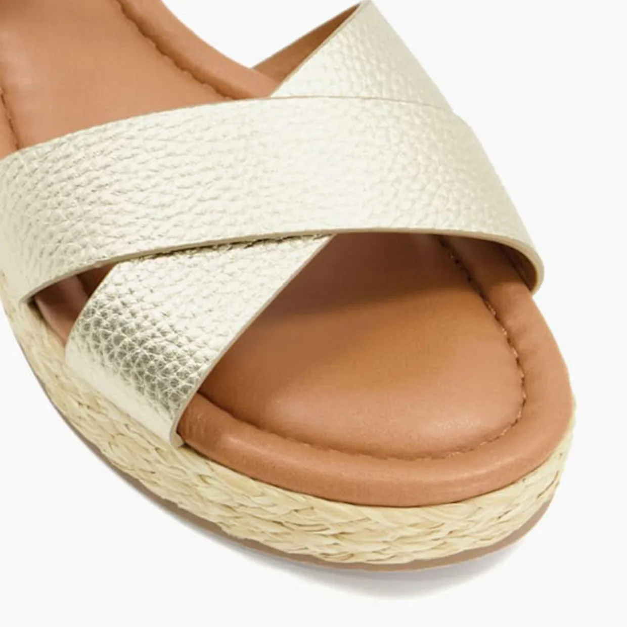 Linnie Woven Flatform Espadrilles