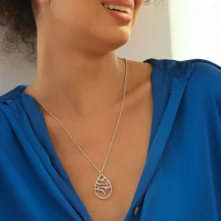 Lir Teardrop Pendant Necklace