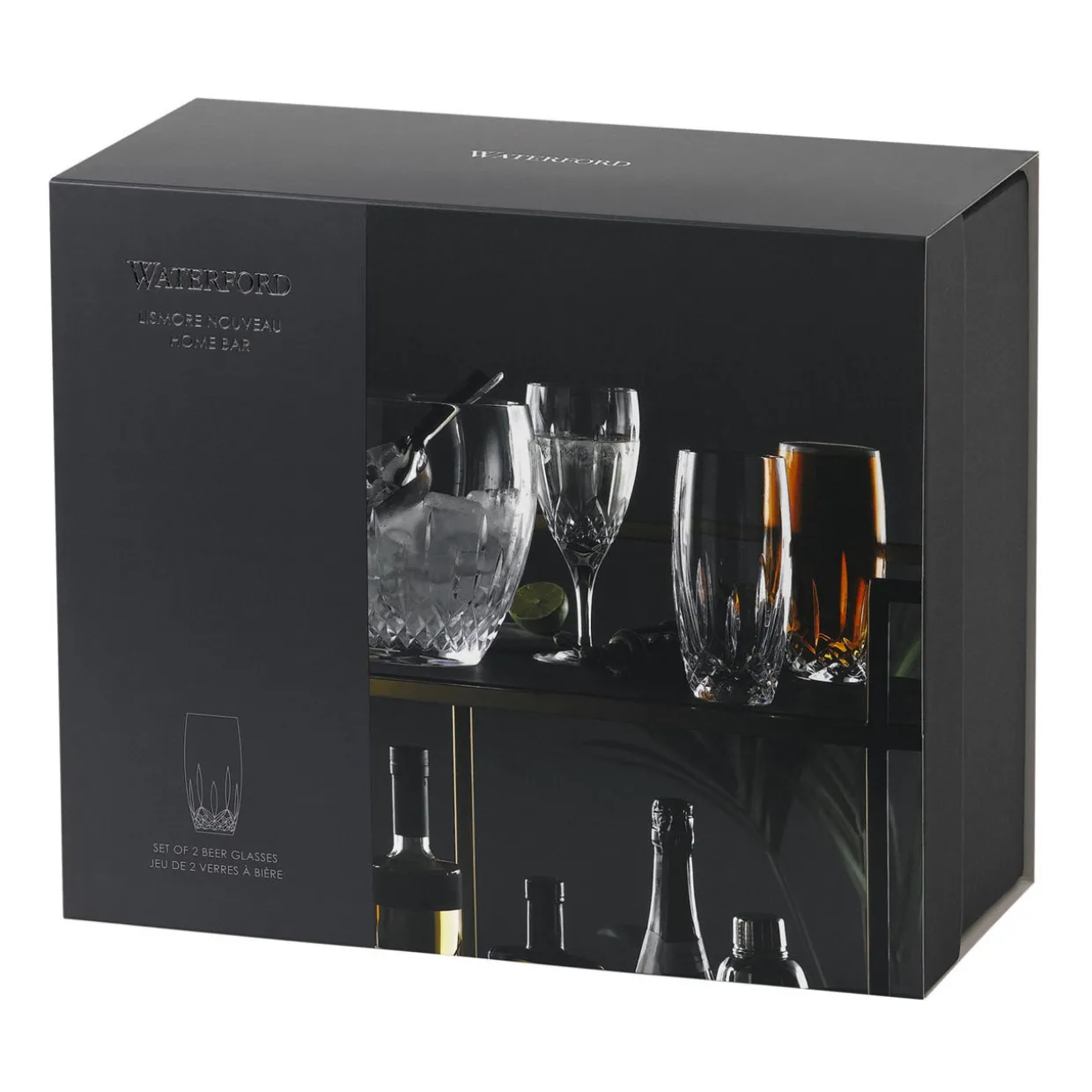 Lismore Nouveau Beer Glass Pair