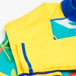 Little Sun Dinosaur Striped Safe Suit
