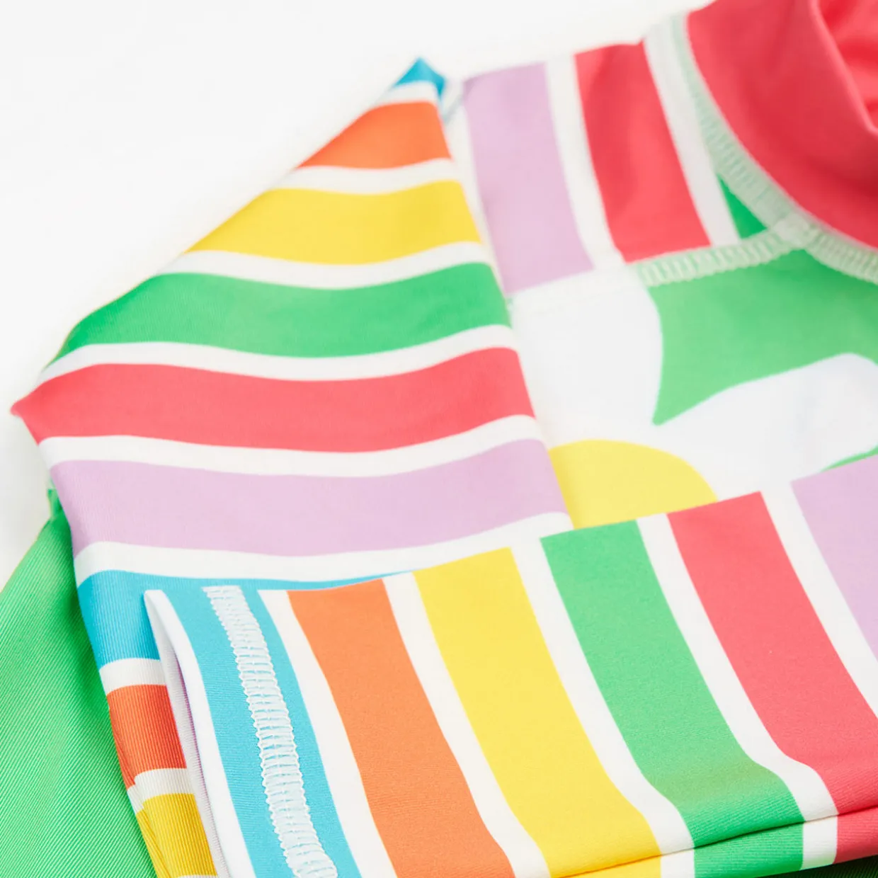 Little Sun Floral Striped Safe Suit