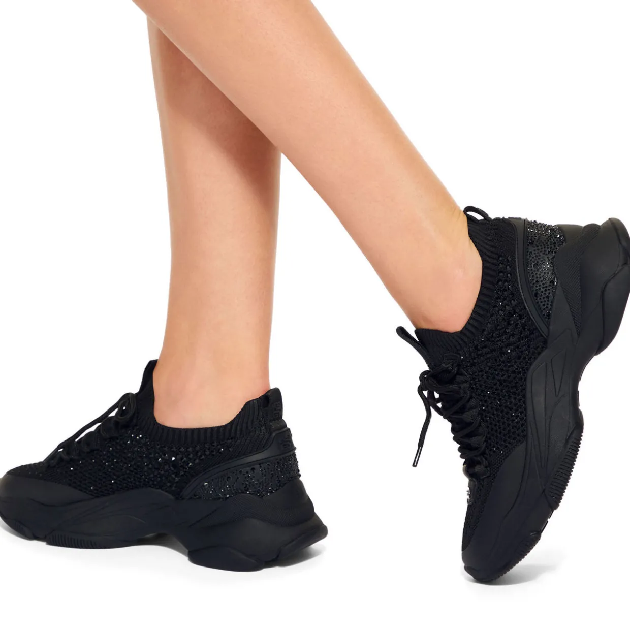 Lively Crystal Embellished Trainers