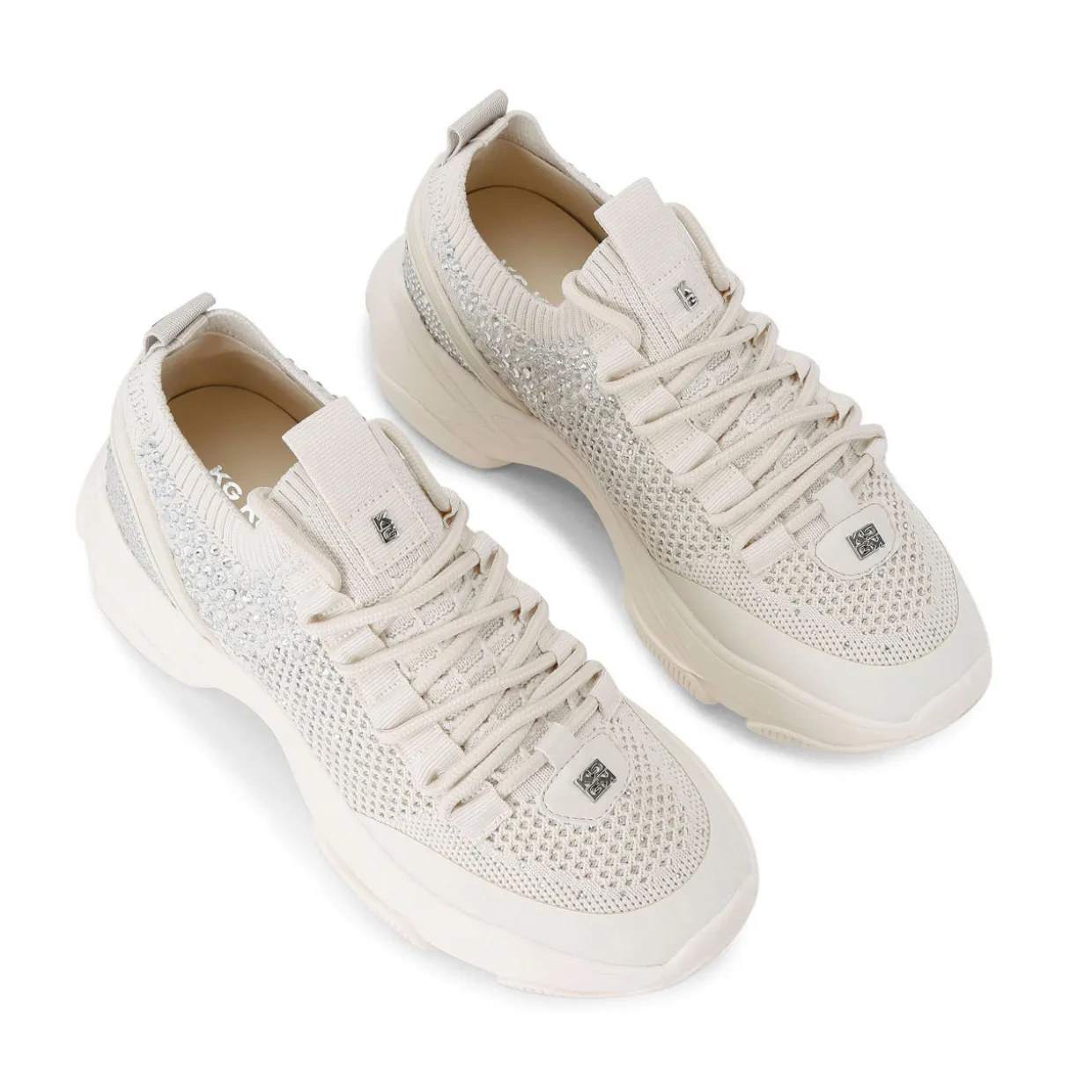 Lively Crystal Embellished Trainers