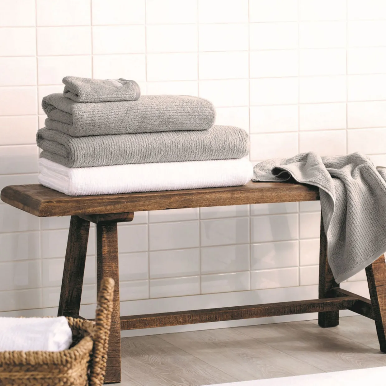 Living Textures Towel Ash