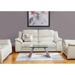 Livorno 3-Seater Sofa Cream