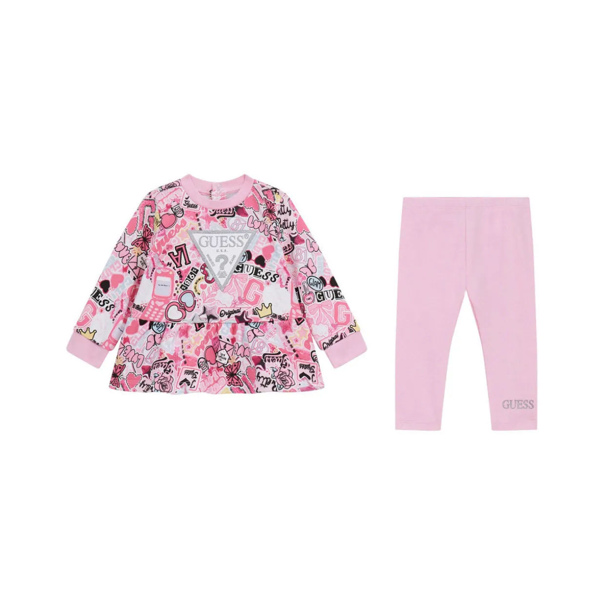Logo Active Top & Leggings Two-Piece Set