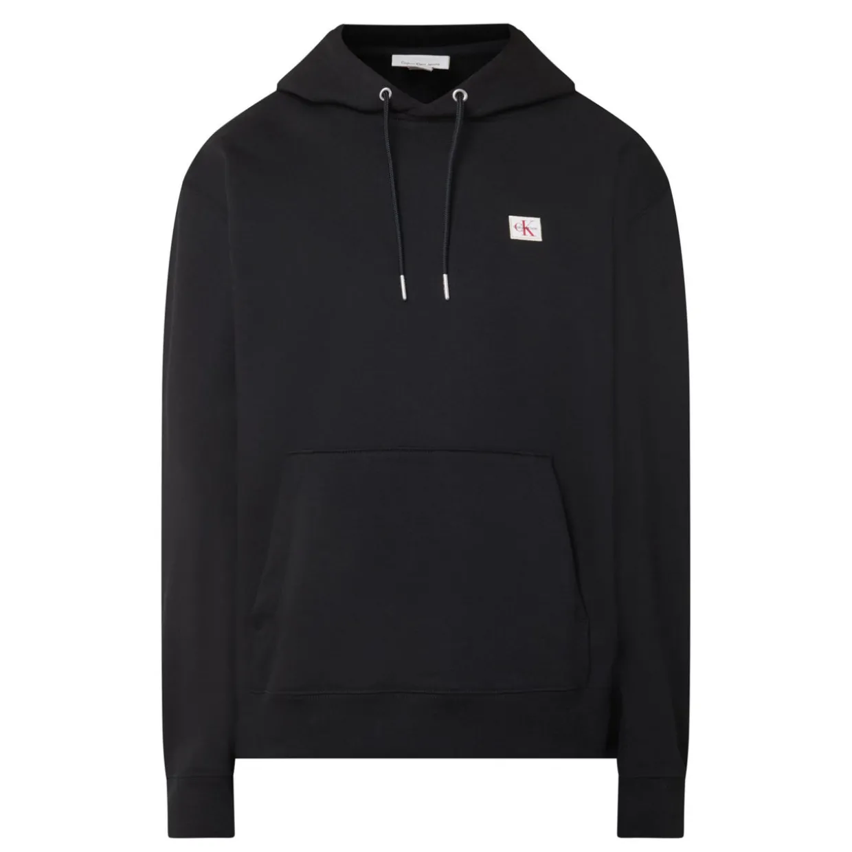 Logo Badge Drawstring Hoodie