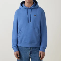 Logo Badge Drawstring Hoodie