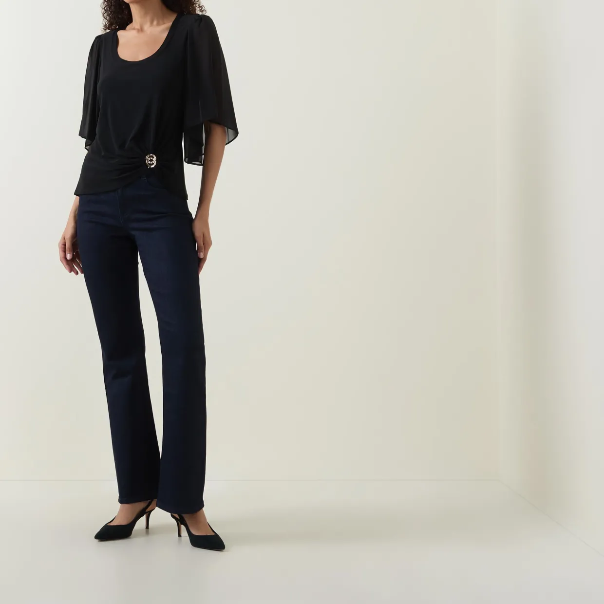 Logo Bootcut Jeans
