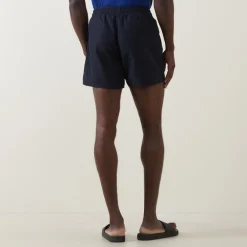 Logo Double Waist Swim Shorts