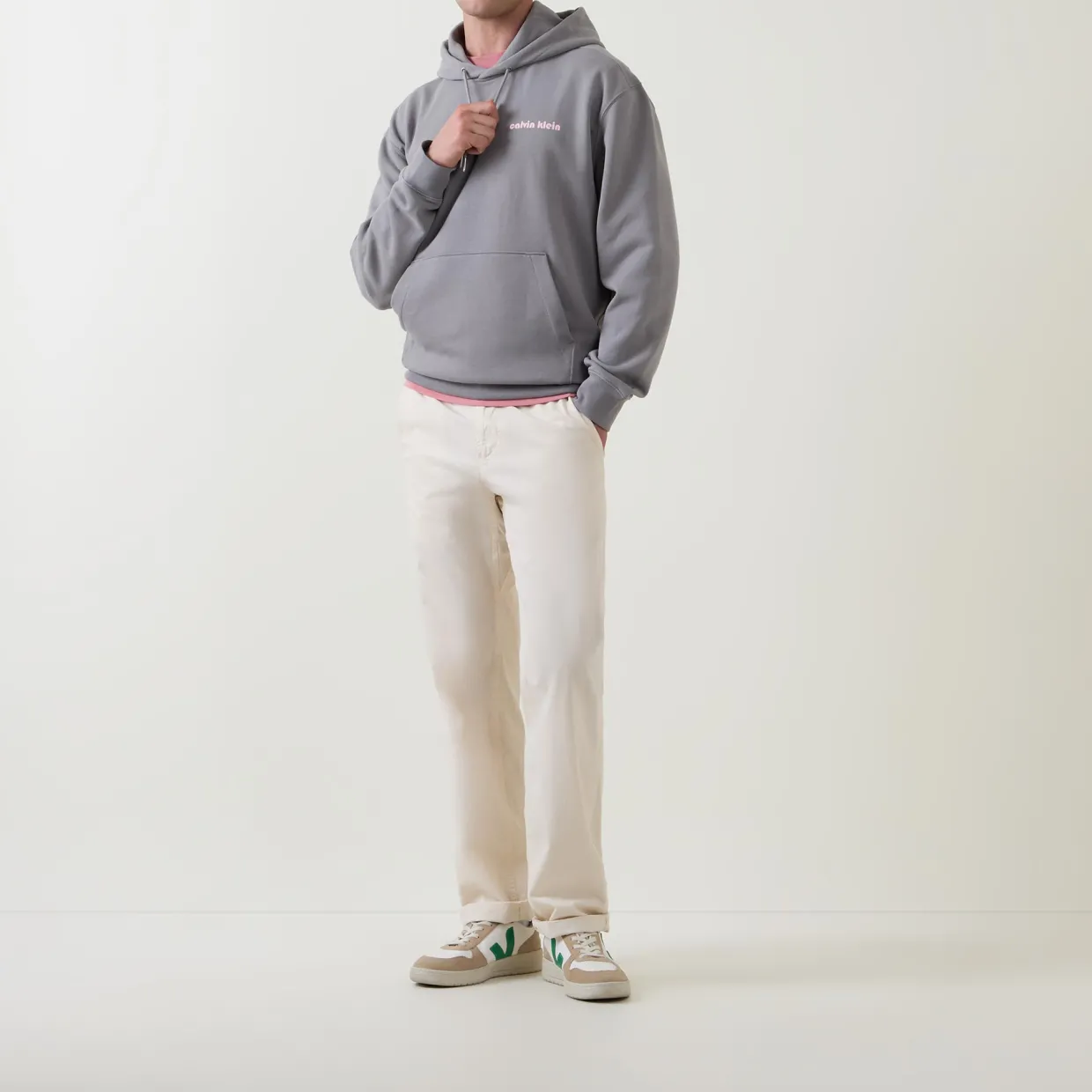 Logo Drawstring Hoodie