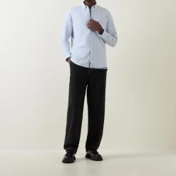 Logo Embroidered Oxford Shirt