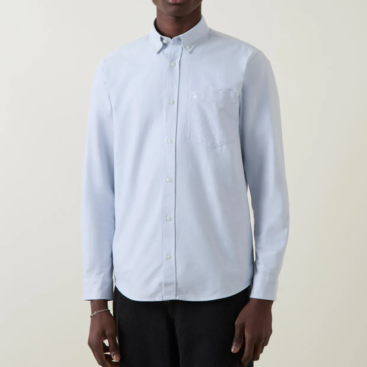 Logo Embroidered Oxford Shirt