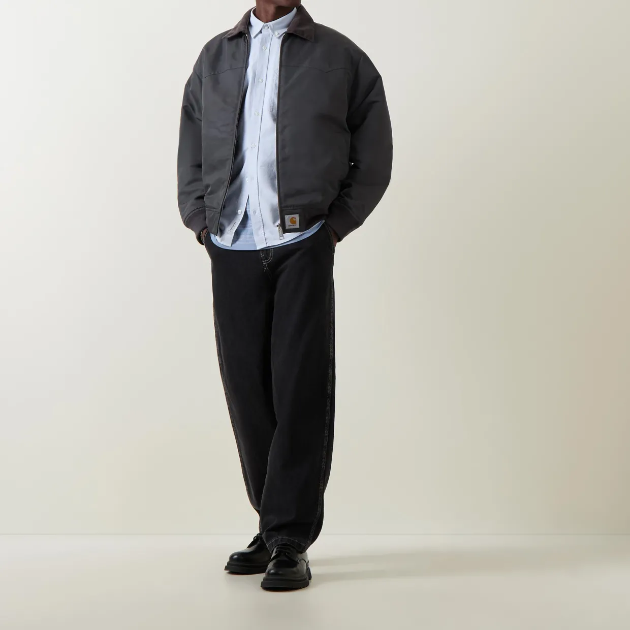 Logo Embroidered Oxford Shirt