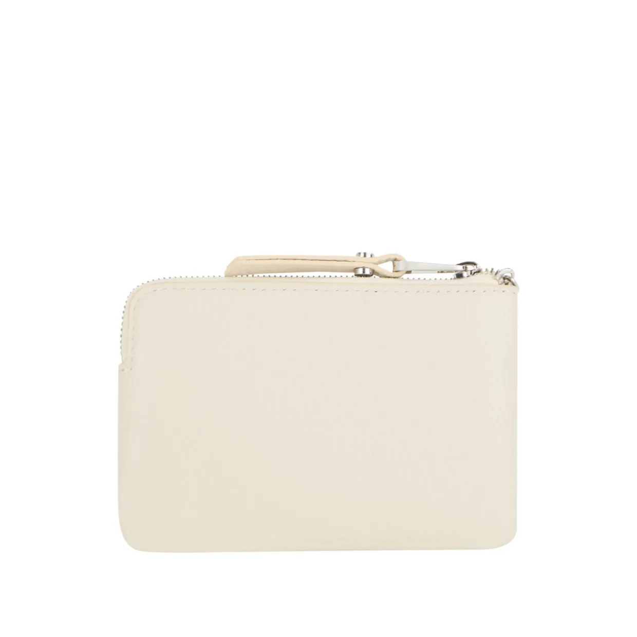 Logo Grained Leather Cardholder