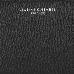 Logo Grained Leather Cardholder