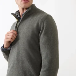 Logo Half-Zip Sweater