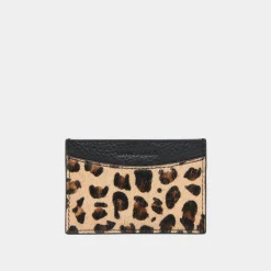 Logo Leopard Cardholder