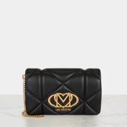 Logo Quilted Crossbody Bag