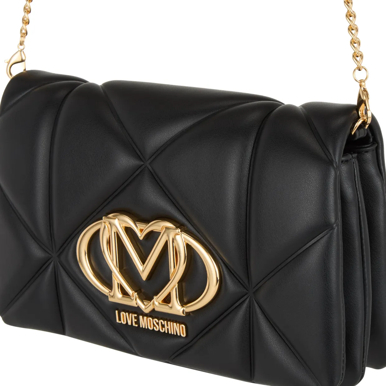 Logo Quilted Crossbody Bag