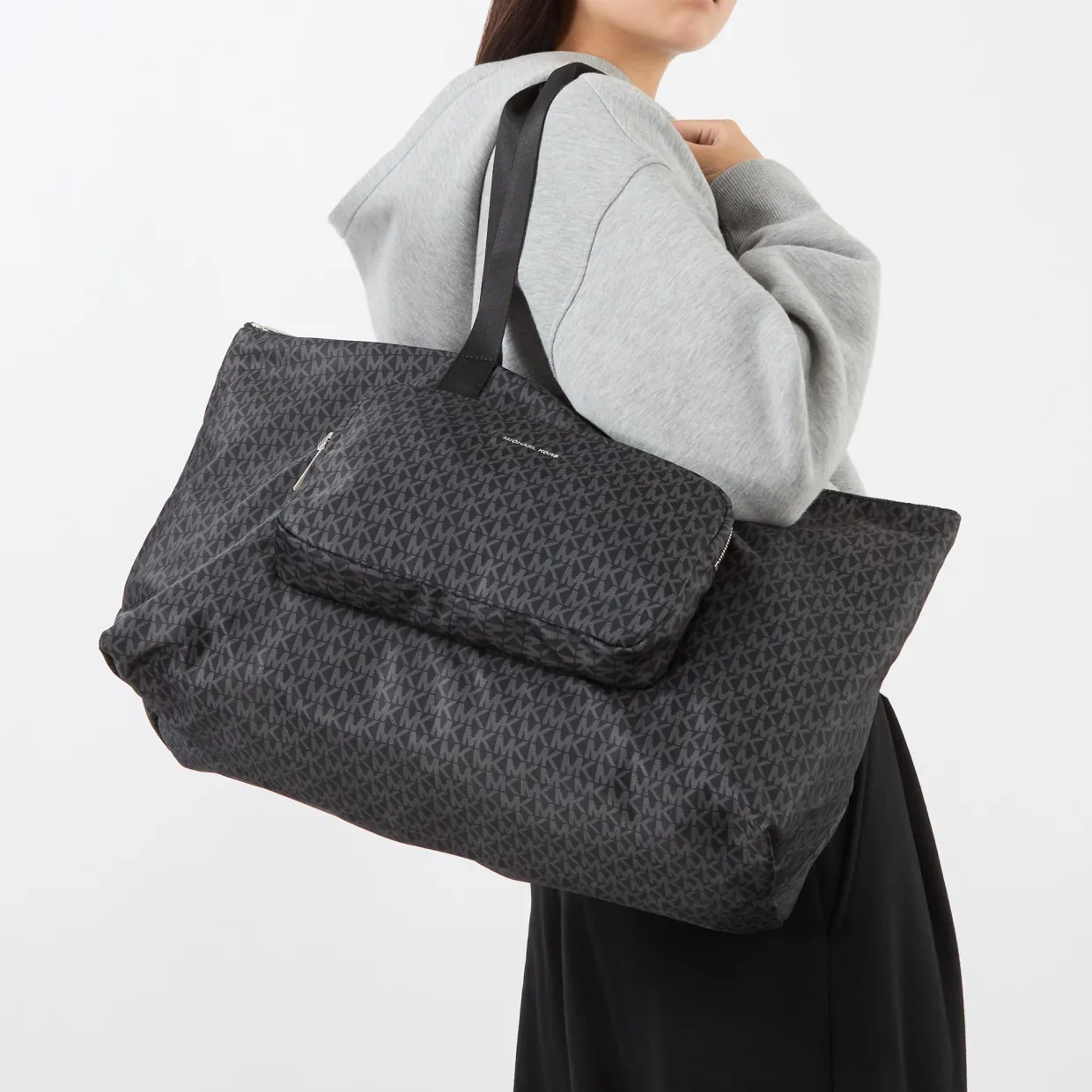 Logo Reversible Packable Tote Bag