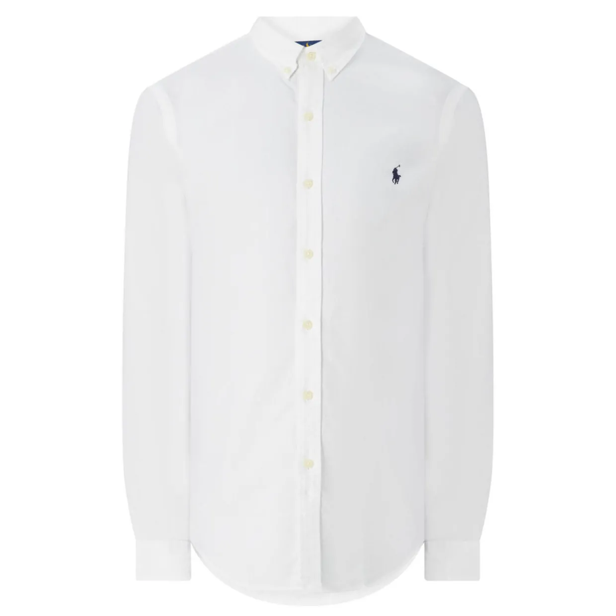Logo Slim Fit Garment-Dyed Shirt