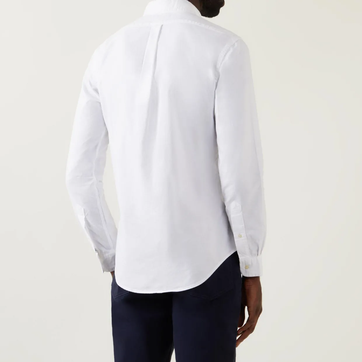 Logo Slim Fit Garment-Dyed Shirt