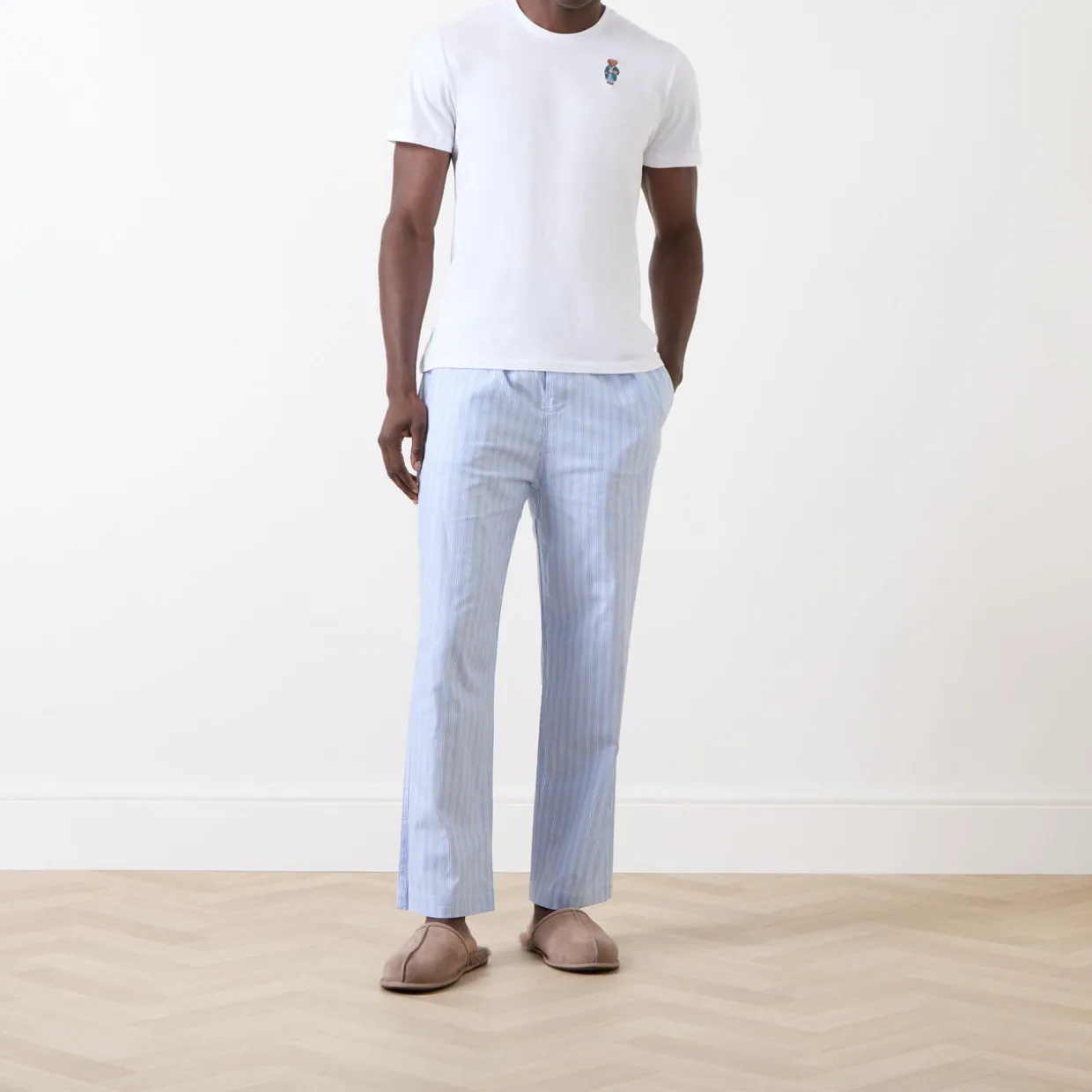 Logo Striped Pyjama Set