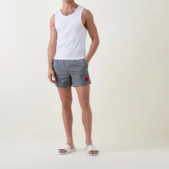 Logo Tape Swim Shorts