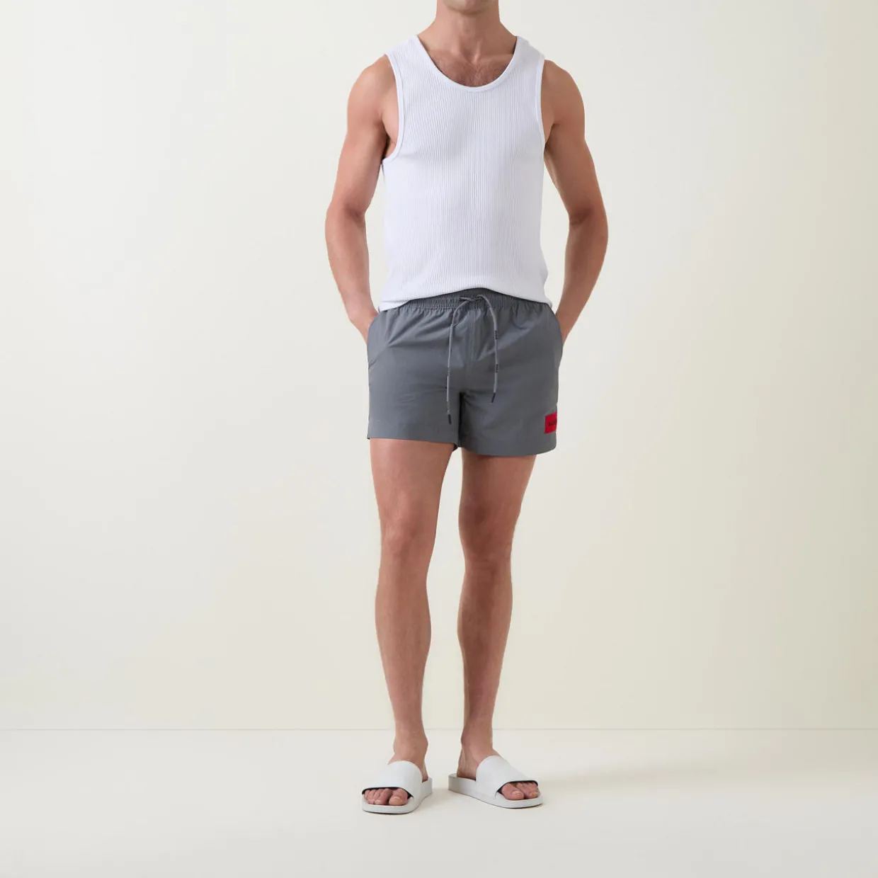 Logo Tape Swim Shorts