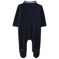 Logo Velvet Romper Pyjamas