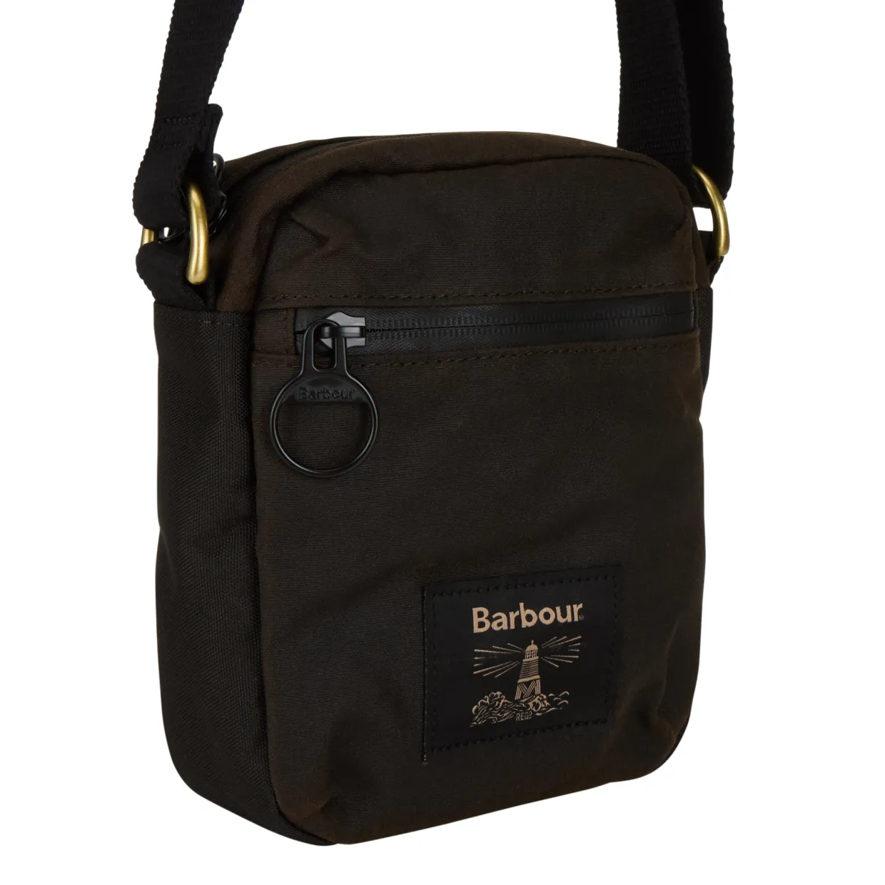 Logo Waxed Crossbody Bag