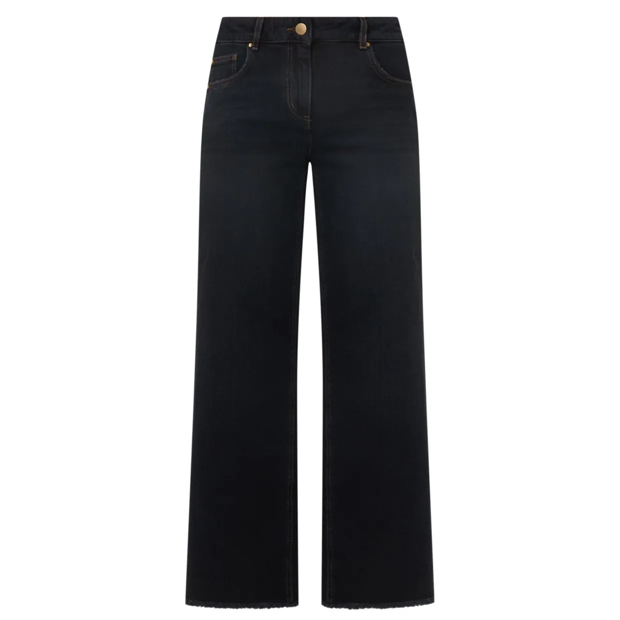Logo Wide Leg Jeans