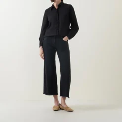 Logo Wide Leg Jeans