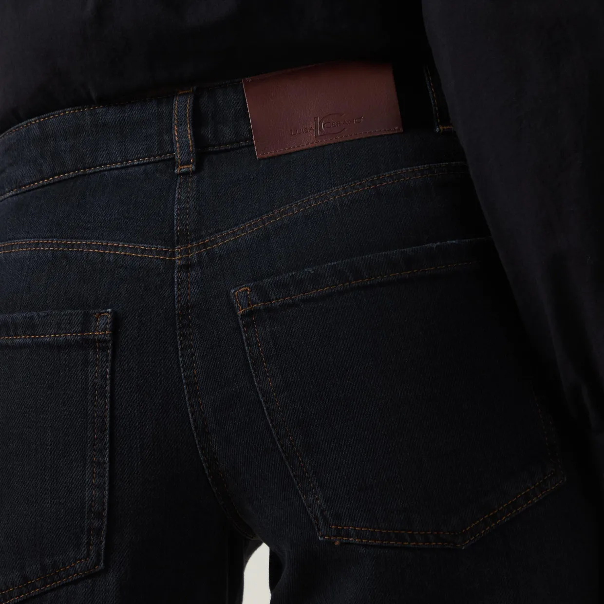 Logo Wide Leg Jeans