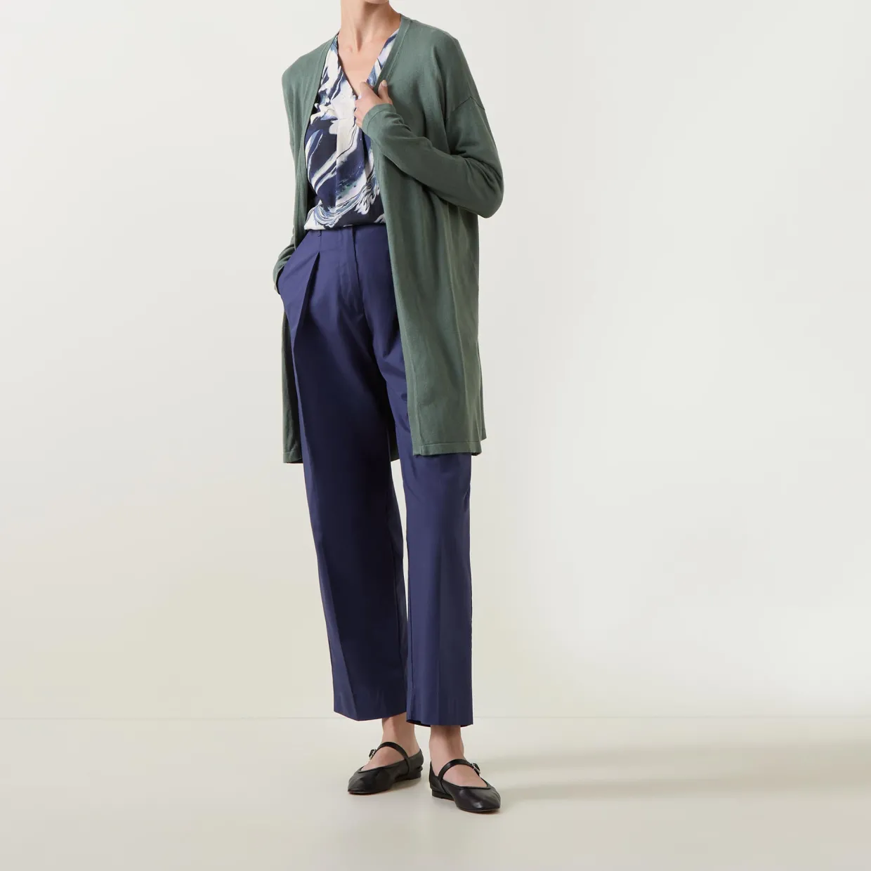 Lon Open Front Cardigan
