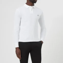 Long Sleeve Slim Fit Polo Shirt