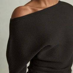 Lorna Asymmetric Draped Sweater