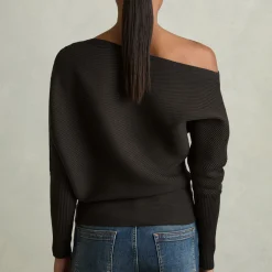 Lorna Asymmetric Draped Sweater