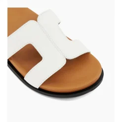 Loupa Topstitch-Detail Flat Sandals