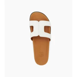 Loupa Topstitch-Detail Flat Sandals