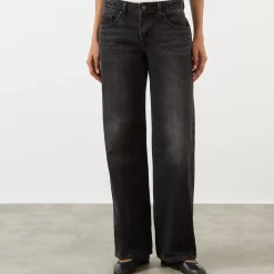 Low Loose Wide Leg Jeans