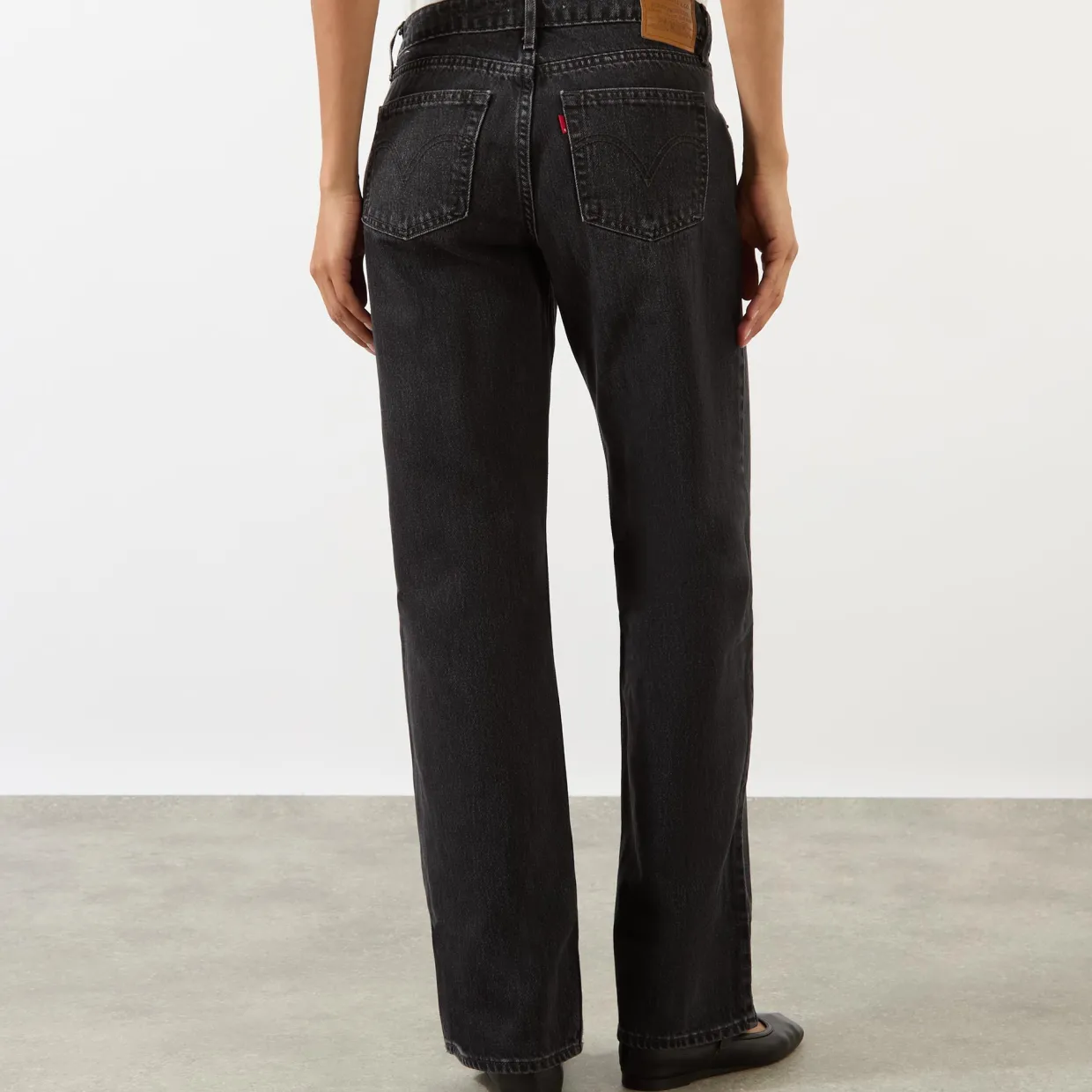 Low Loose Wide Leg Jeans