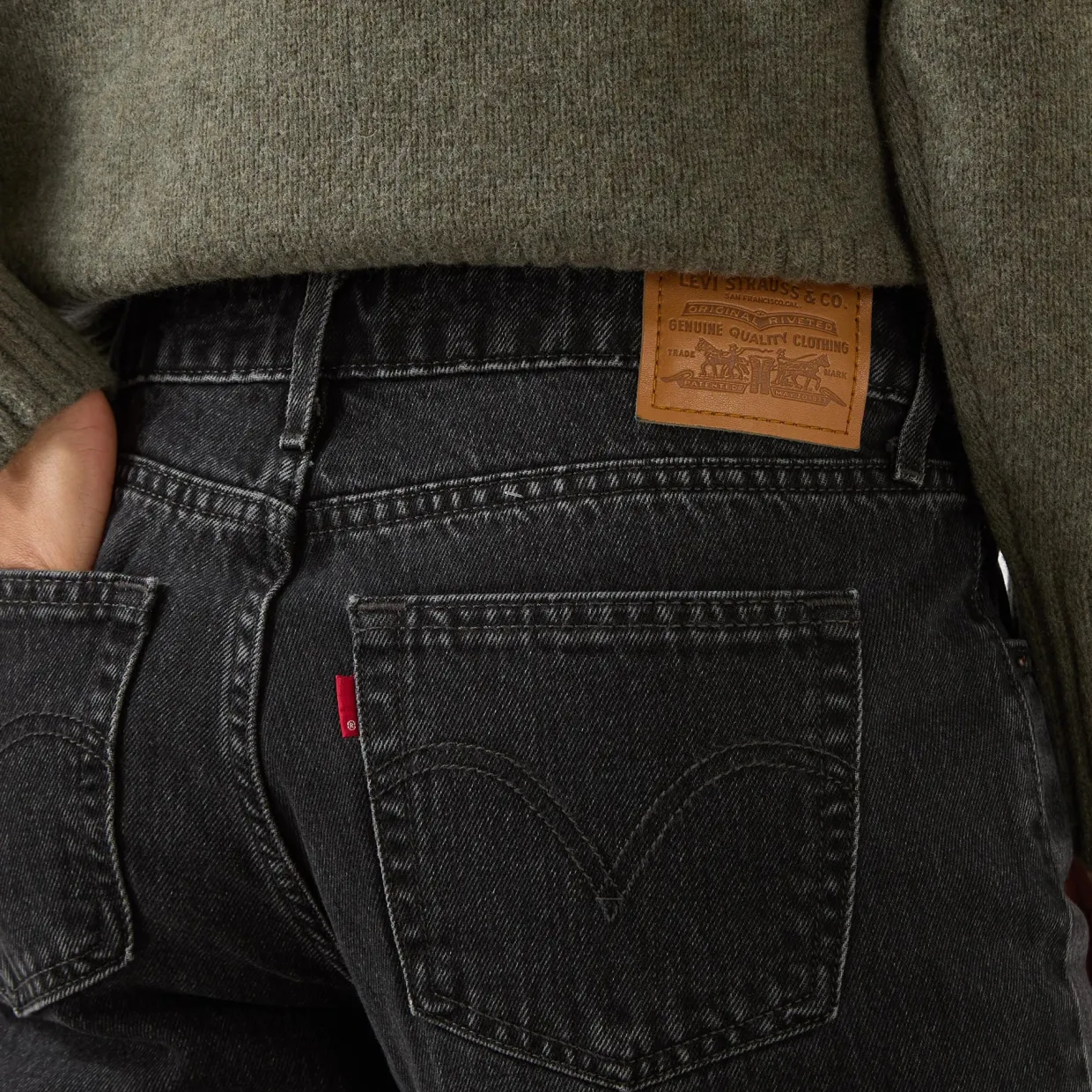Low Loose Wide Leg Jeans